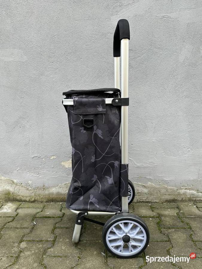Wózek na zakupy aluminiowy z torbą termiczną Kraków