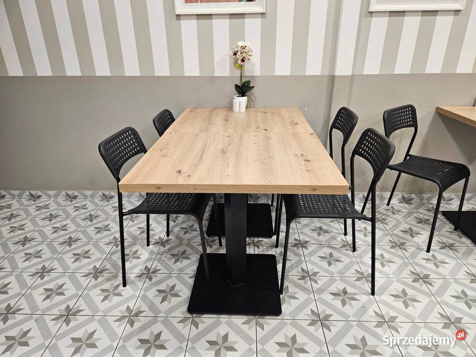 Krzesło czarne IKEA ADDE KUCHNIA JADALNIA SALON śląskie