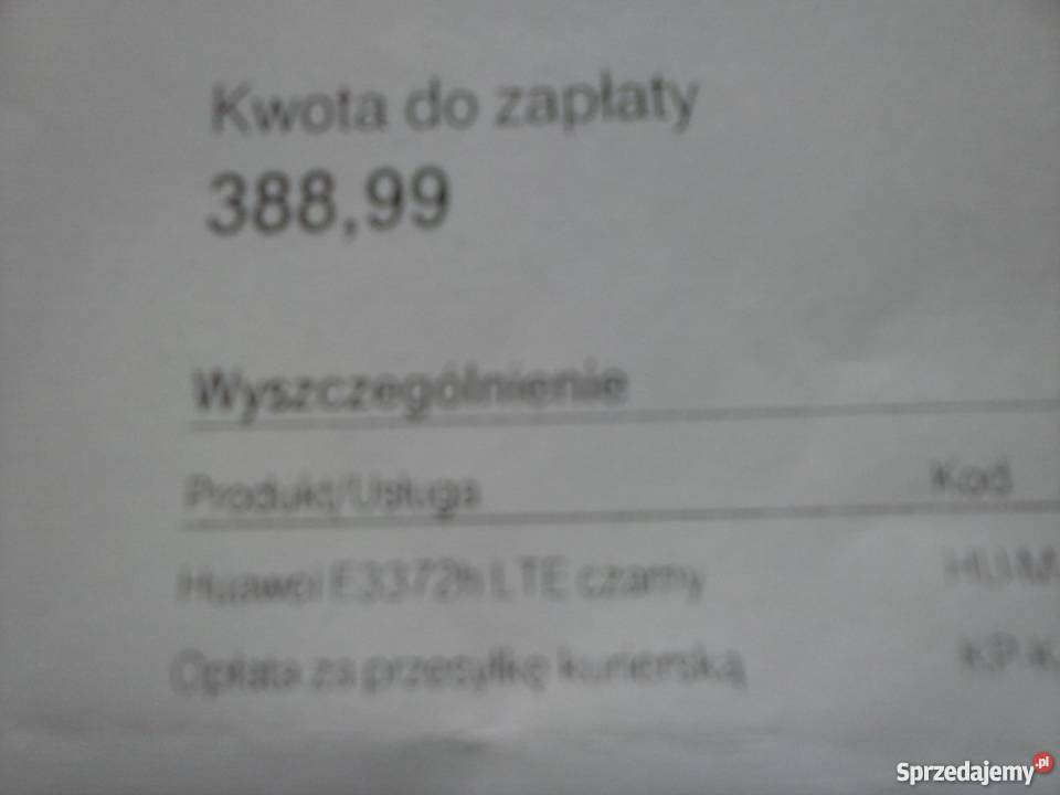 Nowy Modem USB LTE 4G HUAWEI E3372h153 Tmobile zachodniopomorskie Szczecin