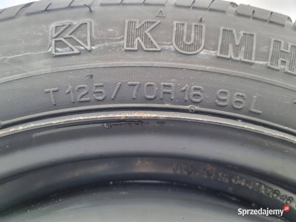 KOŁO DOJAZDOWE ZAPASOWE Kia Hyundai Coupe 12570 Chełm sprzedam