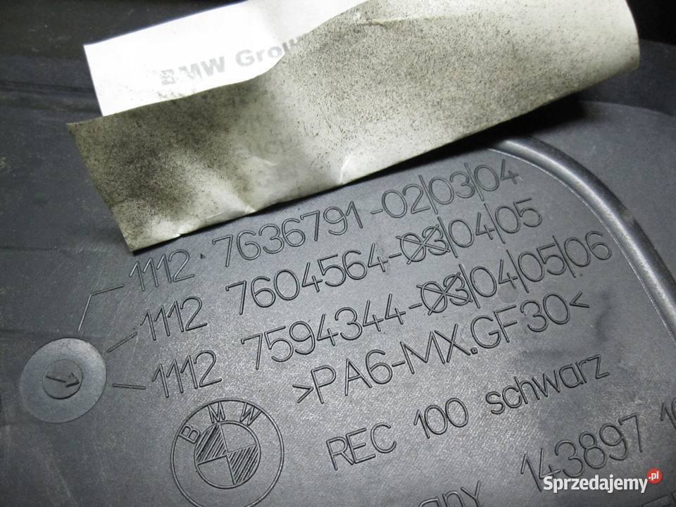 BMW F30 12r osłona pokrywa silnika 7594344 osobowe Części samochodowe świętokrzyskie