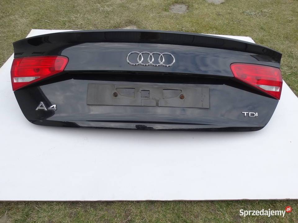 AUDI A4 B8 SEDAN LIFT KLAPA POKRYWA BAGAŻNIKA Łosieniec