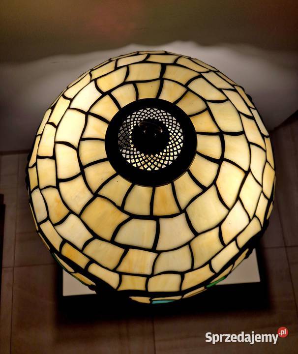 Lampa witrażowa w stylu Tiffany winogrona kujawsko-pomorskie Bydgoszcz
