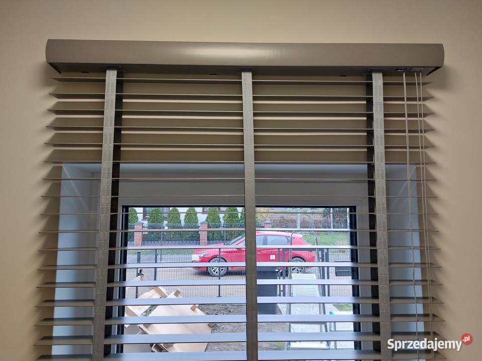 Żaluzje drewniane 50 mm na wymiar pomiar i Warszawa