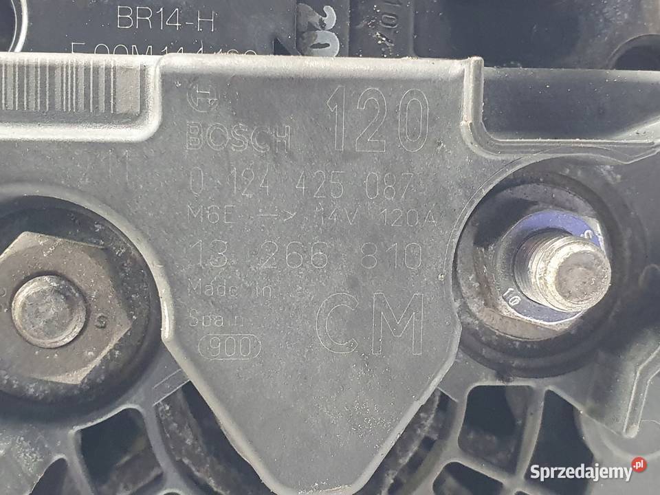 ALTERNATOR Opel Astra J Meriva B Corsa D 14 16V Chełm