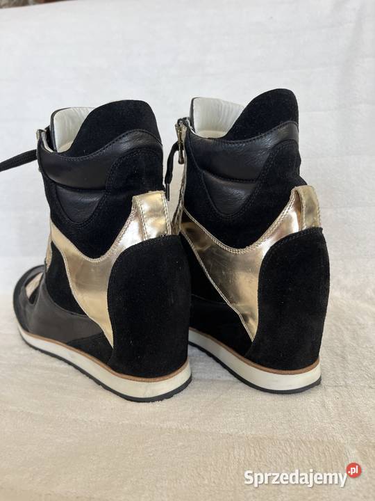 Eleną Lachi skórzane sneakersy damskie ukryty