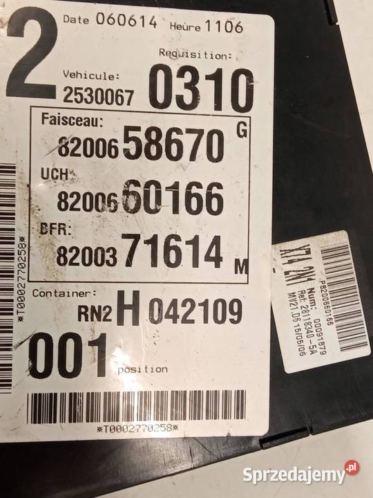 SKRZYNKA BSI 8200371614B 20 B 134 Renault Laguna