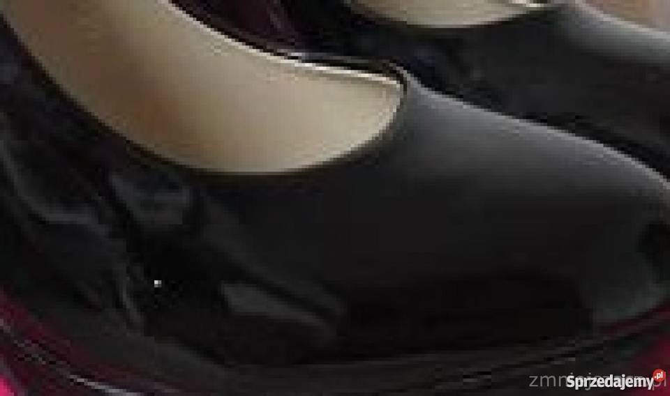 BUFFALO LONDON szpilki czółenka lakierki TK Maxx czarny świętokrzyskie Kielce sprzedam