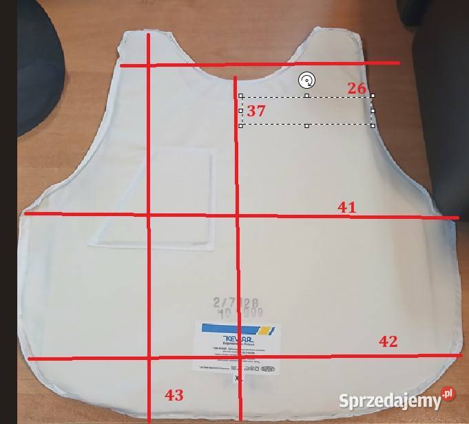 Kamizelka ochronna wew MORATEX BEŻOWA XL i XXL Sport i Wypoczynek Skierniewice
