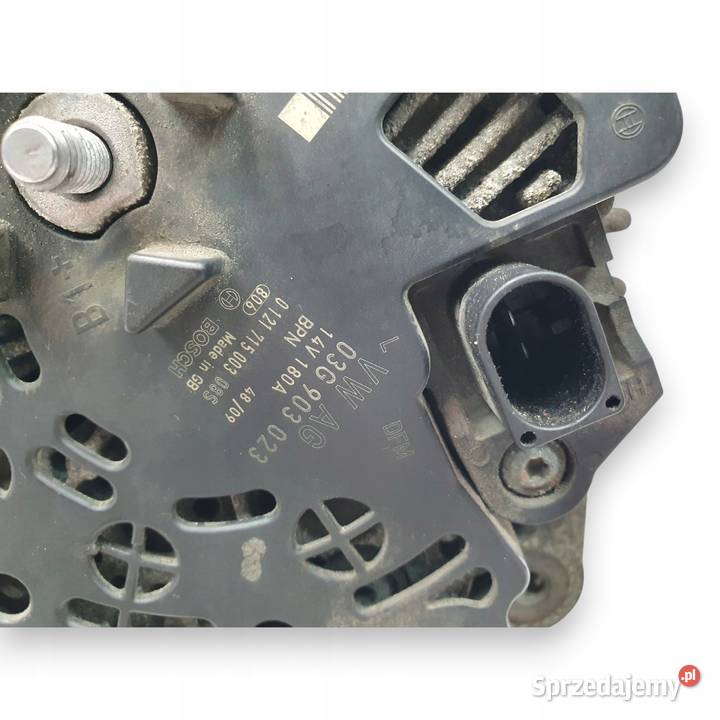 ALTERNATOR VW Passat B6 20 TDI 180A 03G903023 lubelskie Chełm