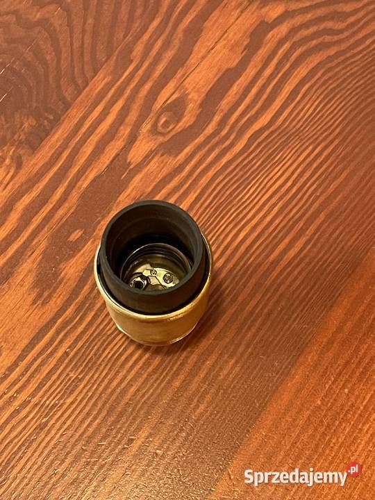 Stara oprawka mosiężna gwint E27 Chudów