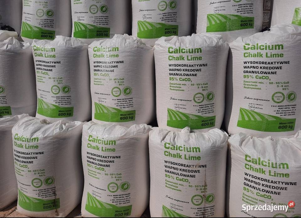 Wapno nawozowe granulowane kredowe magnezowe Nawozy i ŚOR