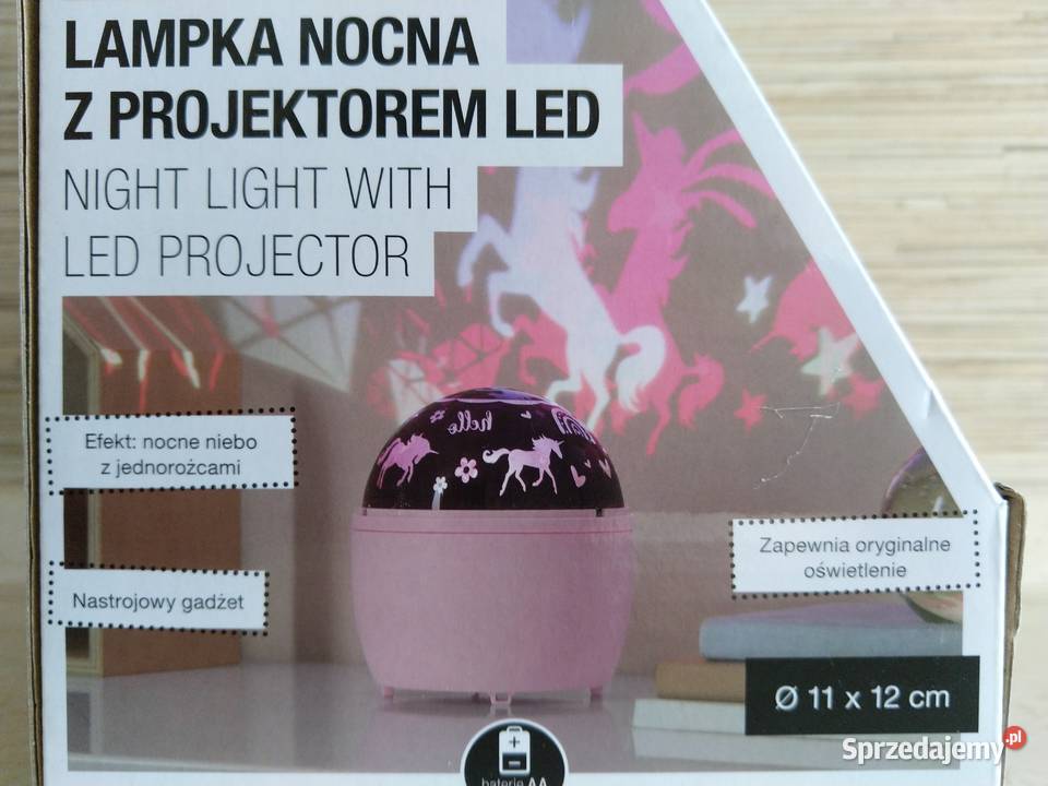 NAJTANIEJ Lampka Nocna z Projektorem Projektor Zabrze
