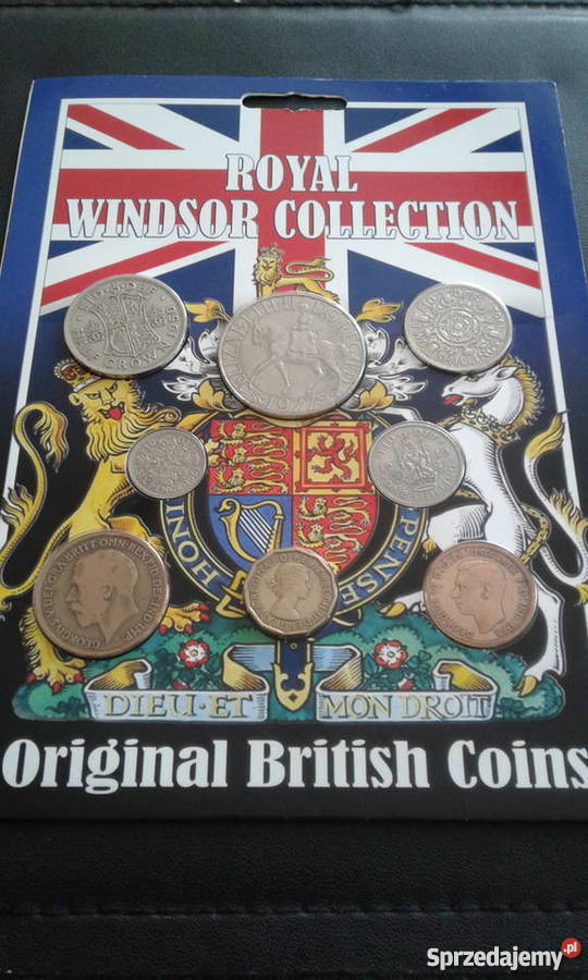 Komplet monet WBrytania XX wieku12 pensa do 1 sprzedam