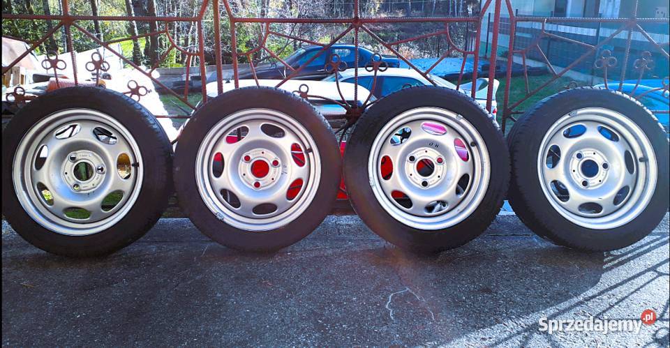 Felgi do SMARTA Orginał z oponami letnimi Poraj sprzedam