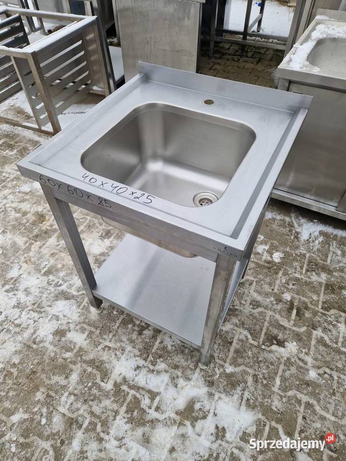 Zlew Gastronomiczny Z Półką 1 Komorowy 606085 Ostrów Wielkopolski