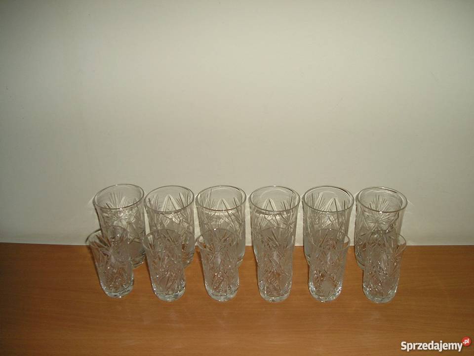 kryształ literatki 6 kieliszki 6