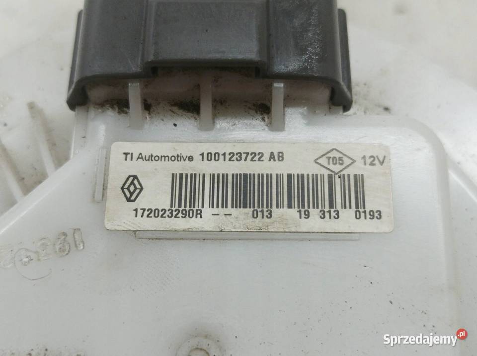POMPA PALIWA PŁYWAK 13 TCE 172023290R Dacia Rok produkcji 2019 Pompy paliwa