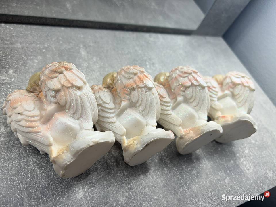Anioł aniołek figurka 3 sztuki Jasło