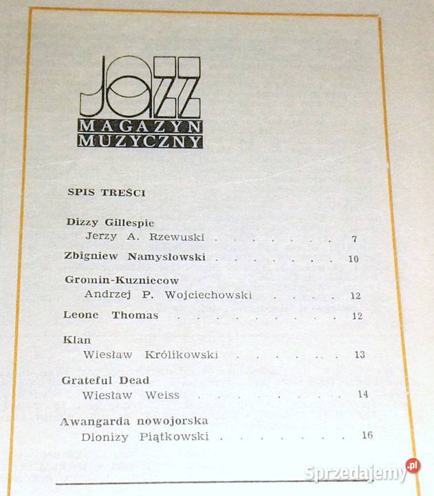 Jazz Magazyn muzyczny 5 1980 Rok wydania 1990