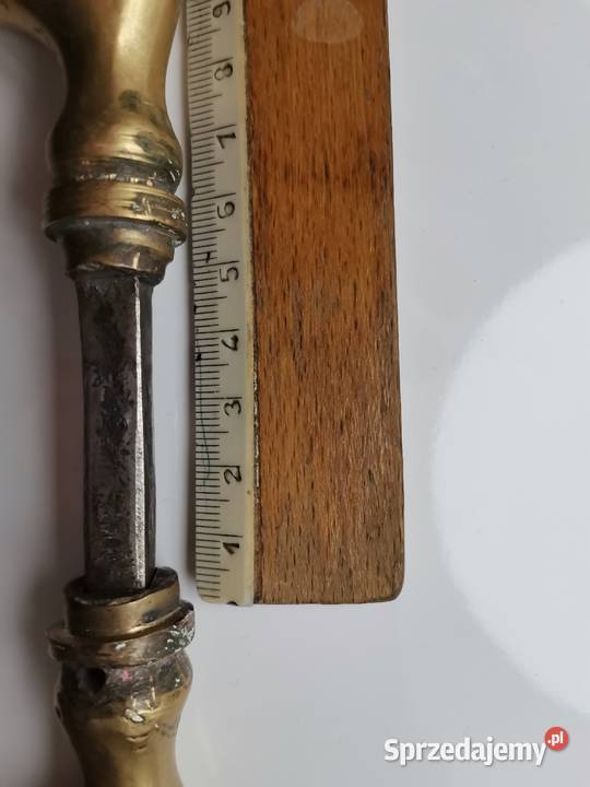 Stare przedwojenne klamki szyldy okucia stary śląskie Katowice