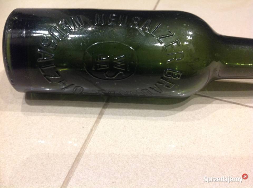Stara Butelka Szklana NEUSALZER BRAUHAUS NEUSALZ lubuskie Nowa Sól