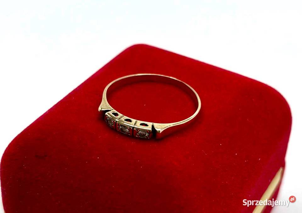 Złoty Pierścionek pr 585 168g R16 Zegarki i Biżuteria warmińsko-mazurskie Elbląg