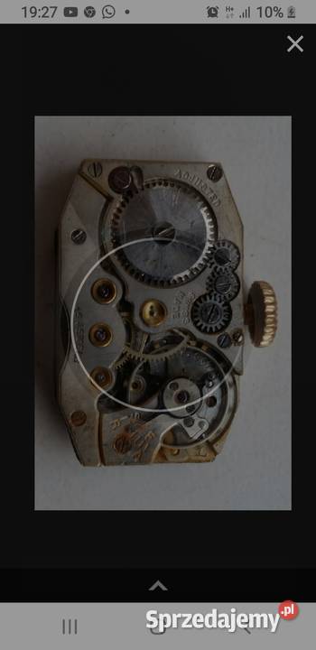Złoty zegarek z diamentami i szafirami Szczecin sprzedam