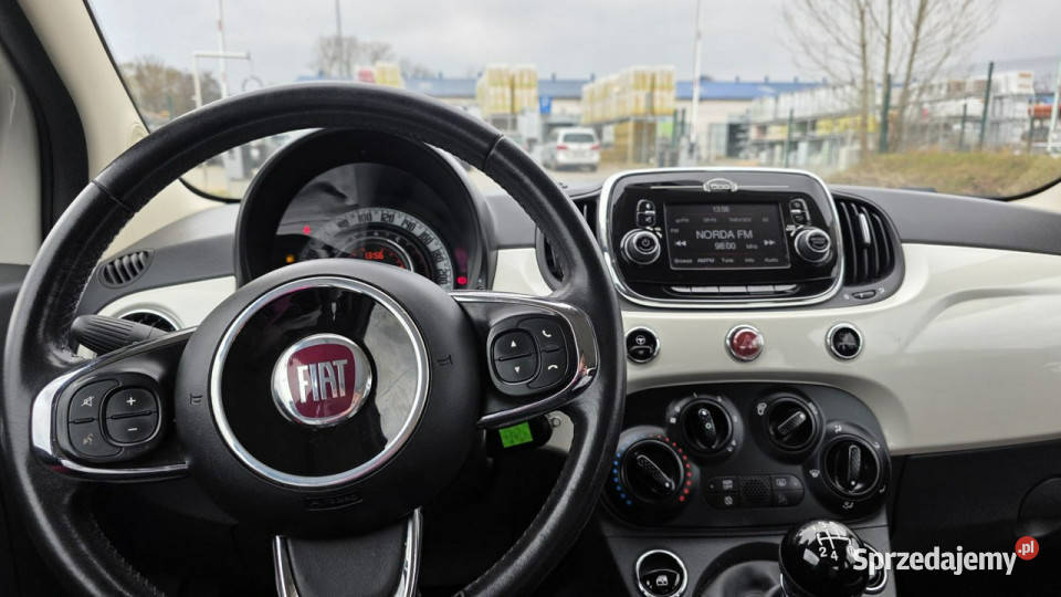 Fiat 500 ledy super stan zarejestrowany biała Lębork