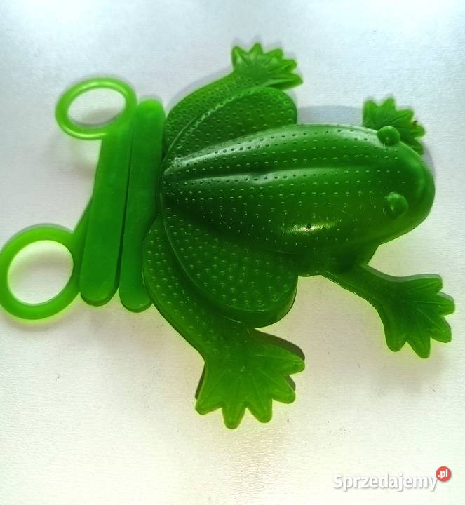 Skacząca żabka z PRLu vintage Łódź