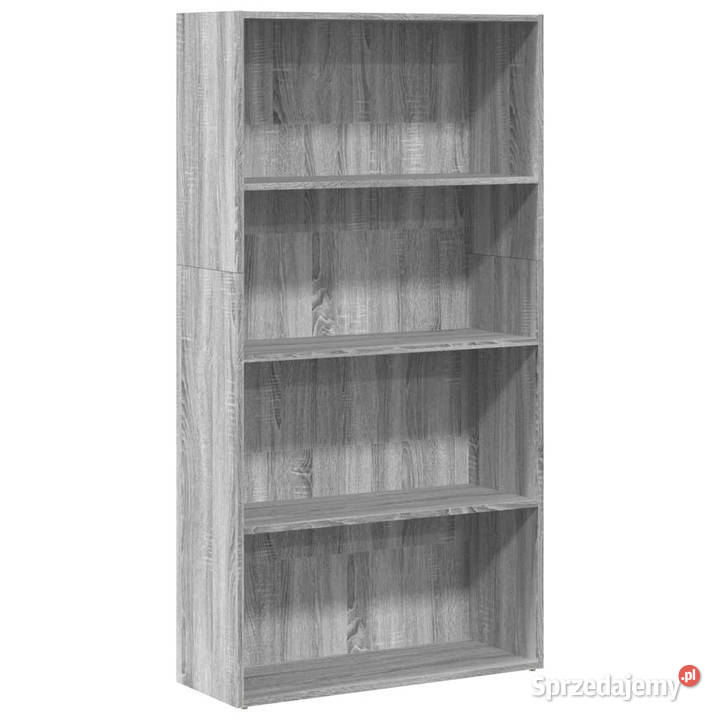 Regał na książki szary dąb sonoma 80x30x152 Regały Warszawa sprzedam