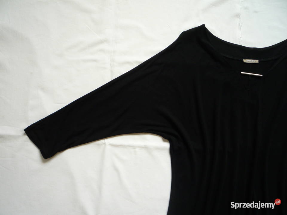 Orsay 40L 42XL Czarna bluzka nietoperz Bez wzoru zachodniopomorskie Szczecin sprzedam