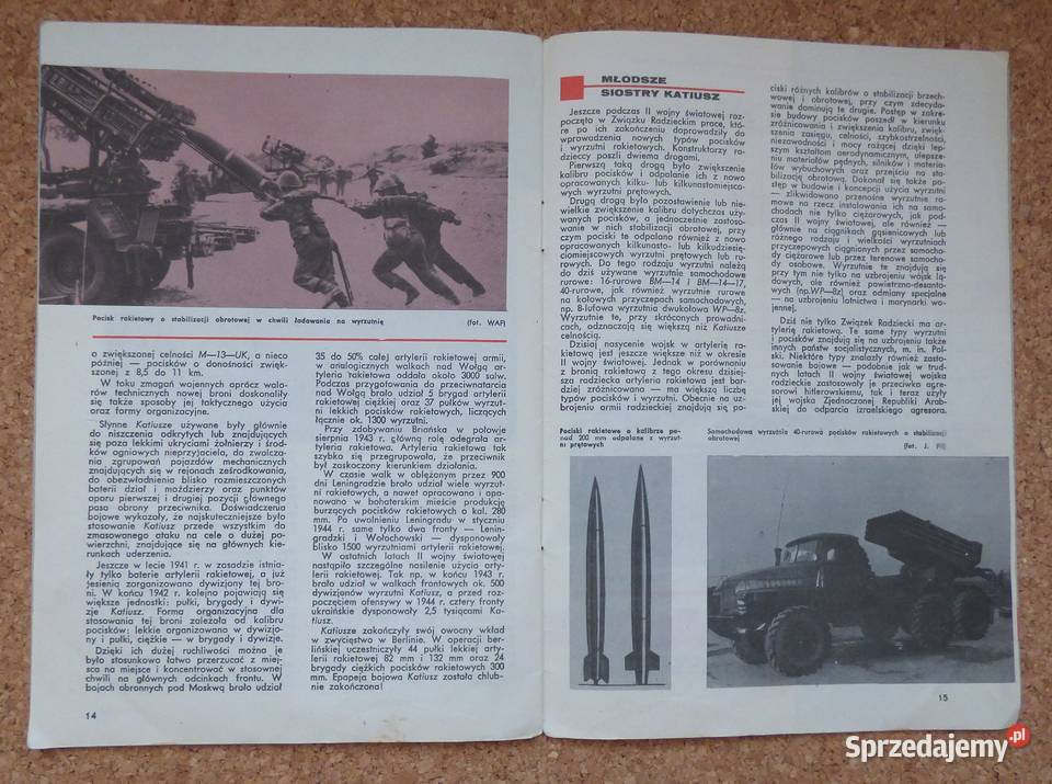 Burakowski Sala Wyrzutnia rakietowa Katiusza mazowieckie sprzedam