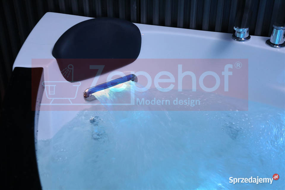 Wanna z hydromasażem EB375 narożna