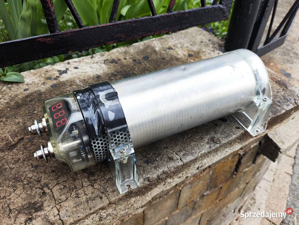 Kondensator samochodowy car audio 1Farad Crunch Niegowonice