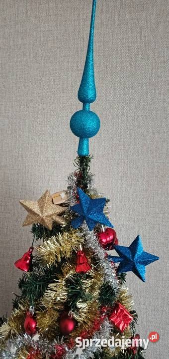 Sztuczna choinka z lampkami i bombkami Łódź