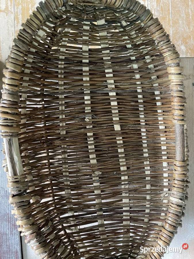 Sprzedam tradycyjny kosz wiklinowy Górno