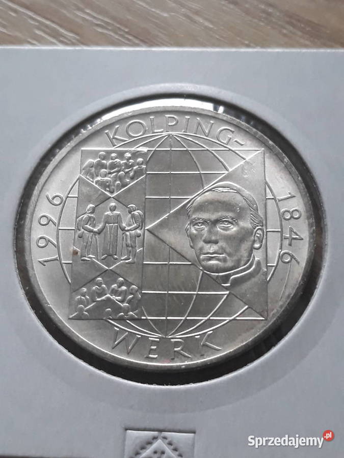 10 Marek KolpingWerk Niemcy 1996 rmen A mennicze Antyki, Sztuka, Kolekcje Konin