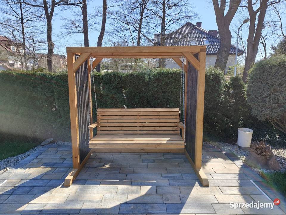 Huśtawka ogrodowa Pergola Drewniana Sieradz
