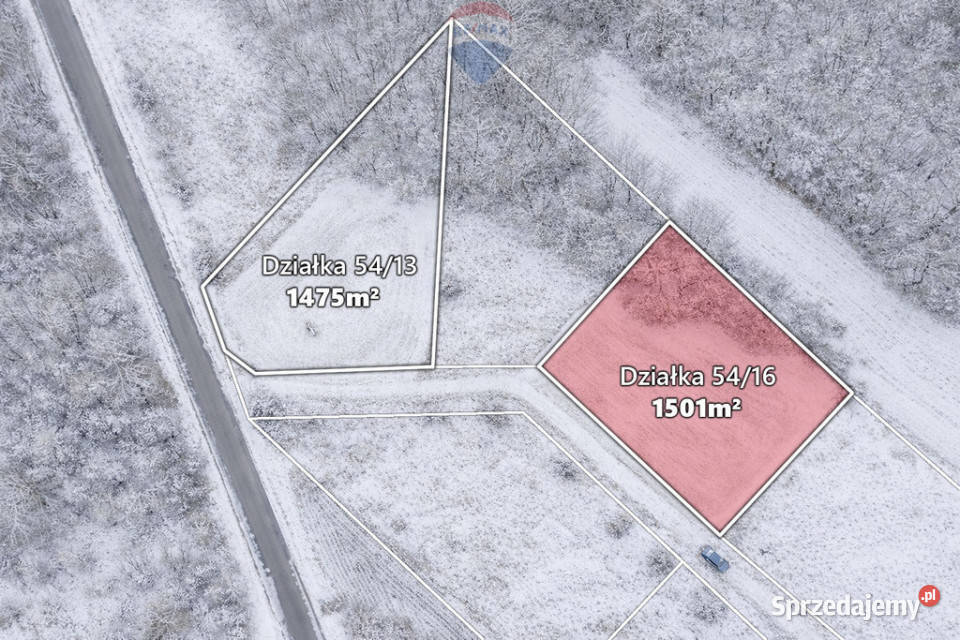 Działka 1501m2 Kłudno Nowe gm Grodzisk utwardzona