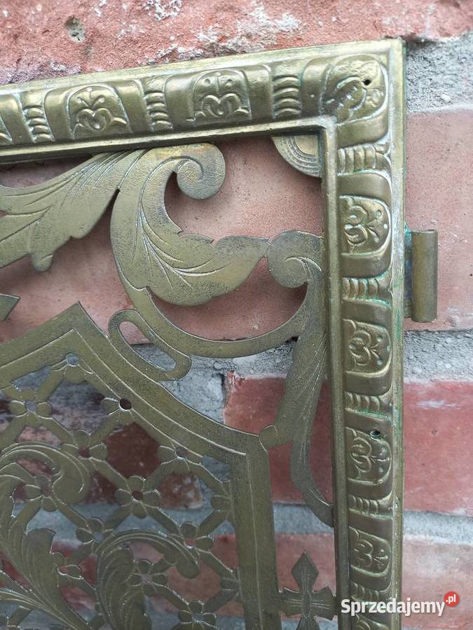 Drzwiczki metalowe Mosiężne złoty kolor okno Pozostałe sprzedam