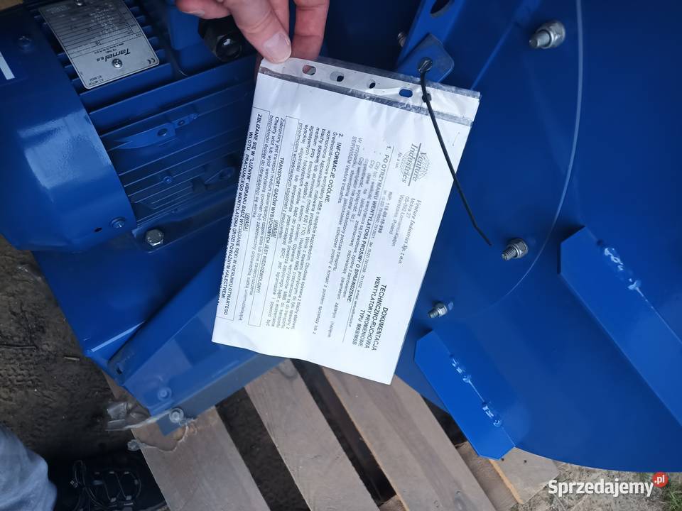 Wentylator przemysłowy promieniowy wyciagowy Pozostałe wielkopolskie Mosina