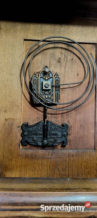 Piękny zegar stojący SCHLENKER KIENZLE dębowy Antyki Kwaczała