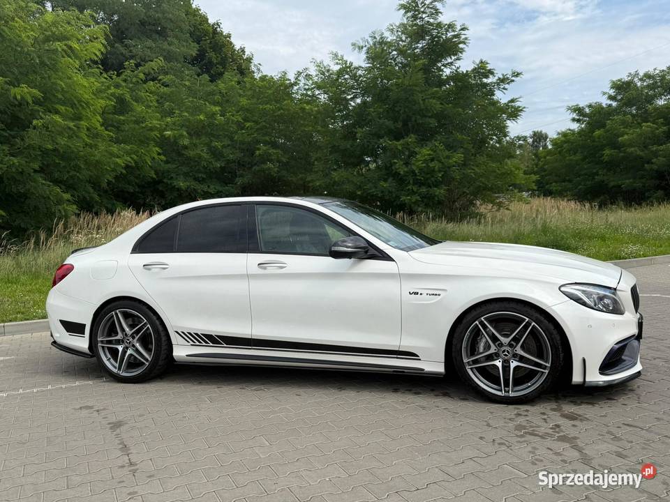 MercedesBenz C63 AMG 2018 40 z V8 Biturbo 510 kurtyny powietrzne łódzkie Łódź