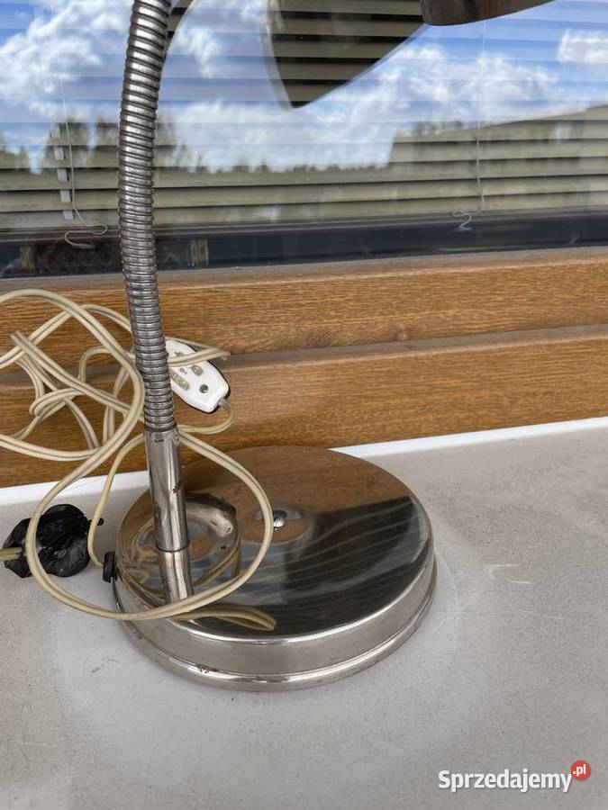 Stara lamka biurkowa lata 60 te PRL Łódź