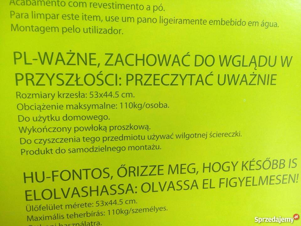 NAJTANIEJ Zestaw Mebli Balkonowych Stół Dwa śląskie Zabrze sprzedam