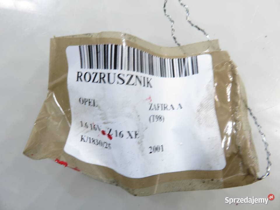 ROZRUSZNIK OPEL ZAFIRA A ASTRA G 16 D6RA162 Układ elektryczny silnika