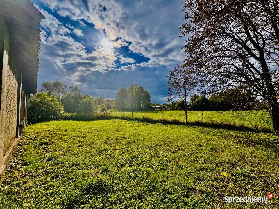Działka 5400 m w Drygałach z domem i Drygały