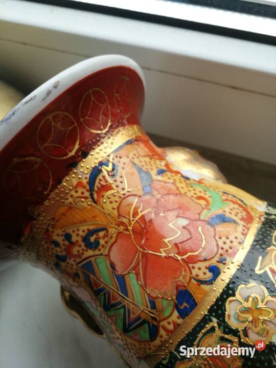 Wazon porcelanowy fajans Chiński wzór Choszczno