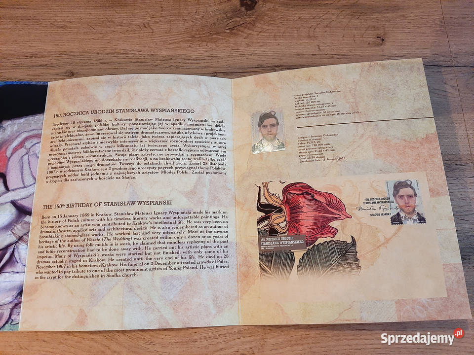 Folder 150 rocznica urodzin Stanisława Warszawa